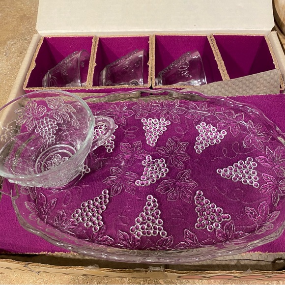 Anchor Hocking Dining 96s Vintage Snack Set Anchor Hocking 8 Piece